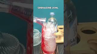 Grenadine Fizzcocktail viralshort shortyoutube cocktailstime drink vodka cocktails recipe [upl. by Mathias411]