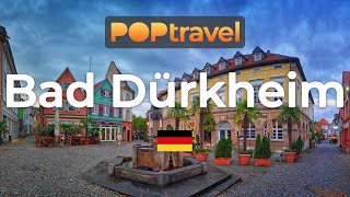 Walking in BAD DÜRKHEIM  Germany 🇩🇪  Rainy Evening Tour  4K 60fps UHD [upl. by Trautman405]