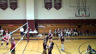 Stillwater vs Mechanicville Girls Volleyball Game 1 [upl. by Atiuqrehs]