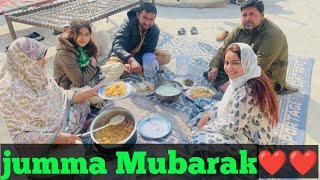 Jumma Mubarak everyone ￼❤️ village style main Khanna ￼ Banaya  Zara Ka Saath Hui ￼Larai 🫣 [upl. by Iaj624]