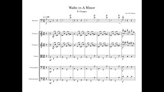 quotNewquot Chopin  Waltz in A Minor  Solo Bassoon and Strings Arr [upl. by Siol]