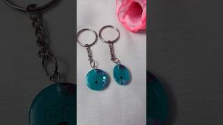 Resin keychain Making video for beginners ✨ DM for order resinart youtubeshorts [upl. by Hylan915]