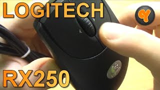 UnboxingFirst Look Logitech RX250 USB Maus  Vergleich mit Amazon Basics Maus  Optical Mouse [upl. by Trilbee568]