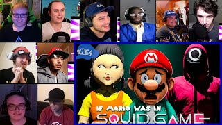 SMG4 If Mario Was In SQUID GAME REACTIONS MASHUP [upl. by Emera460]