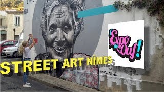 STREET ART  LExpo de Ouf 🎬Nîmes 🎥7ème édition2018 [upl. by Akins]