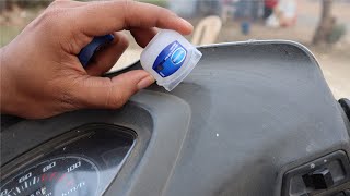 Shine scooters Dashboard with Vaseline in just ₹1 ROTAQ [upl. by Aernda]