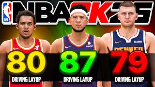 I TESTED EVERY LAYUP IN NBA 2K25 SO YOU DONT HAVE TO [upl. by Halas]