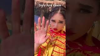 Daru Gel Yaari  Sherni Ka Dudh New Haryanvi Viral Song shorts short shortsvideo [upl. by Ayana]