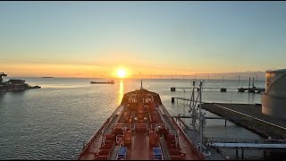 COPENHAGEN DENMARK ARRIVAL amp DEPARTURE  Samtank terminal Quay 840Tanker Manoeuvring pilotage [upl. by Custer343]