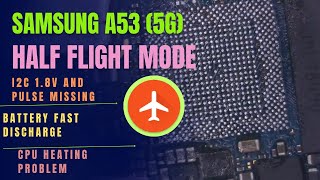 Samsung A53 5G Half Flight Mode  Radio off No Service Network problem CPU Heating Gsmprince [upl. by Pepi]