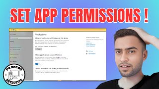 How To Set App Permissions In Windows 10 [upl. by Akiria]