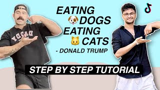 Eat The Cat Remix  Donald Trump EASY DANCE TUTORIAL Beginner Friendly [upl. by Leitman]