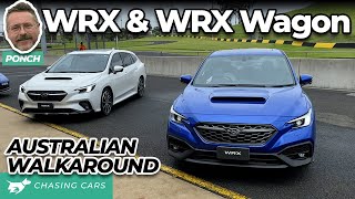 Subaru WRX and WRX Sportswagon 2022 walkaround  AWD range lands in Australia early  Chasing Cars [upl. by Enileuqcaj86]