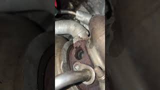 BMW 330i xdrive b46b48 Turbo coolant line repair DIY [upl. by Aid873]