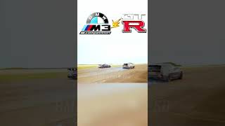 GERMAN THUNDER VS JAPANESE LIGHTNING 1200 HP BMW M3 Touring vs 1000 HP GTR R35 shorts bmw gtr [upl. by Enorej34]