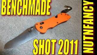 Nutnfancy SHOT Show 2011 BENCHMADE HOMERUNS [upl. by Eilata878]