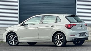 Volkswagen NEW Polo Life 2022 in 4k Ascot Grey 15 inch Essex Walk around amp Detail inside [upl. by Barnabas]