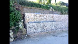 Mise en place dun gabion de 4m de haut [upl. by Tut]