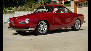 Award winning Karmann Ghia Highly Modified Street Rod [upl. by Niwroc864]