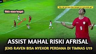 quotAssist Mahal Riski Afrisalquot Bikin Jens Raven Cetak Gol Saat Timnas U19 Cukur Filipina 60 [upl. by Assir]