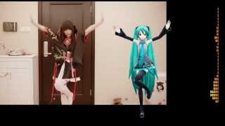 UNBREAKABLE MACHINE DOLL  Ririchiyo as Yaya and Hatsune Miku [upl. by Binetta749]