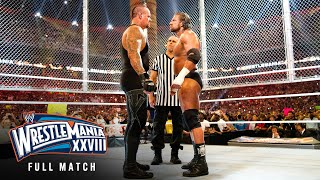 FULL MATCH The Undertaker vs Triple H — Hell in a Cell Match WrestleMania XXVIII [upl. by Yanel813]