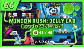 Minion Rush Jelly Lab v 570h  Levels 934948 – All Fruits Collected  Minion Rush Gameplay [upl. by Weidman]