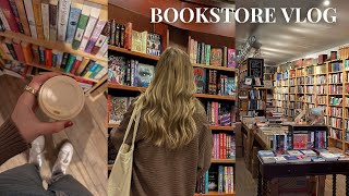 COZY bookstore vlog 🕯️📚🌧️ spend the day book shopping w me amp HUGE 20 book haul [upl. by Perkin]