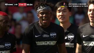 SIDEMEN FC VS YOUTUBE ALLSTARS 2018 Goals amp Highlights [upl. by Ahsekad]