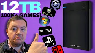 KinHanks 12TB HDD has almost EVERY retro game EVER  Zu reviews [upl. by Catima655]