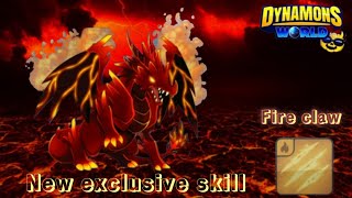 Dynamons world Volcranyx new skill  dynamonsworld dynamonsking gaming pokemon anime [upl. by Enak]