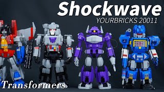 【YOURBRICKS 20011】 Transformers Shockwave [upl. by Chappie879]