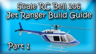 Scale RC Bell 206 Jet Ranger Build pt 1  RC Aerodyne [upl. by Rosemarie]