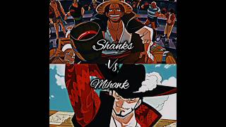 Shanks Vs Mihawk onepiece [upl. by Brianne]