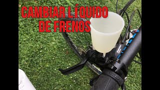 cambiar líquido de frenos bicicleta shimano [upl. by Rabaj594]