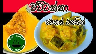 වෙනස් විදියක පුදුම රසකට වට්ටක්කා උයමු wattakka curry Rasa Rahasa [upl. by Ardiek721]