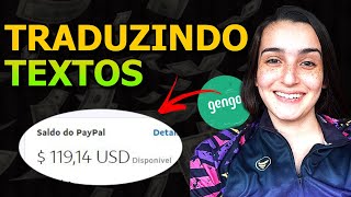 💰 Como Ganhar Dinheiro Traduzindo Textos  GENGO [upl. by Sumahs]