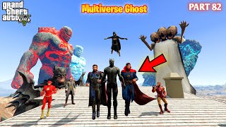 Multiverse Ghost Can Thor Black Panther Save Black Adam Ironman in GTA5 82 [upl. by Aihsitan]