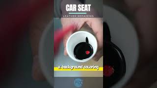 How to DIY CAR SEAT REPAIR  How to Repair Car Seat Leather  leather repair  car seat repairing [upl. by Nimad]