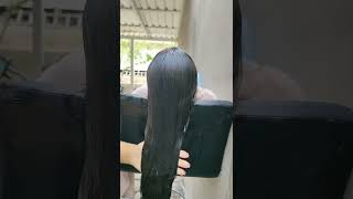 Acidificação caseira com vinagre de maçã 💕dicacapilar cabelosbrilhosos hair [upl. by Eillom]