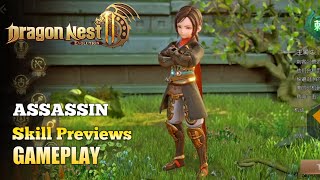 New Class Dragon Nest 2 Evolution  Assassin Gameplay  Skill Previews [upl. by Lavud]