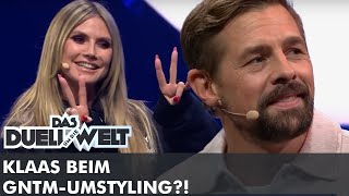 Klaas beim GNTMUmstyling  Heidi Klum gelangt undercover ins Studio  Gesticus Maximus DUDW [upl. by Annaed]