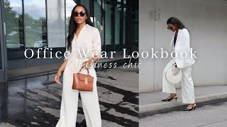 Casual Chic Workwear Outfits  OFFICE WEAR LOOKBOOK [upl. by Mabelle183]