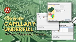 Moldex3D demo  How to set up Capillary Underfill No Pass  Dispensing  Dotting  Tutorial [upl. by Maggi]