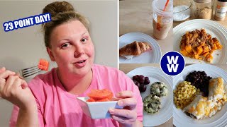 23 POINT DAY on Weight Watchers What I Eat On WW for WEIGHT LOSS  ZERO POINT MEALS and SNACKS [upl. by Schwitzer370]