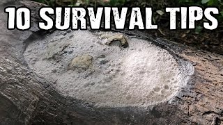 10 Wilderness Survival Tips and Bushcraft Skills you need to know [upl. by Gnilrac310]