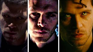 The Vampire Diaries amp The Originals All Klaus Hybrid Eyes Moments [upl. by Ellecrag]