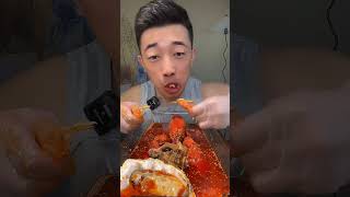 Eating shrimp 🦐🍤🦐 mukbang seafood food [upl. by Yusem]