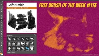 Free Photoshop Brush of the Week 113 [upl. by Eugatnom]