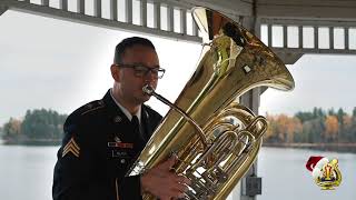 Jingle Bells  Tuba amp Euphonium Quartet [upl. by Nosemaj]